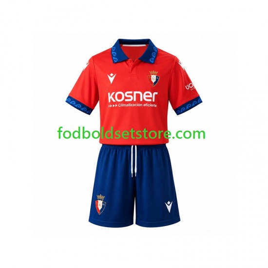 CA Osasuna Trøje Hjemmebane 2026-2027 Kort ærmer ,Børn Fodboldsæt