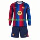 FC Barcelona Trøje Hjemmebane 2026-2027 Lange ærmer ,Børn Fodboldsæt