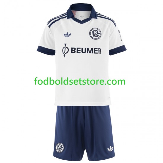 Schalke 04 Trøje FC Udebane 2026-2027 Kort ærmer ,Børn Fodboldsæt