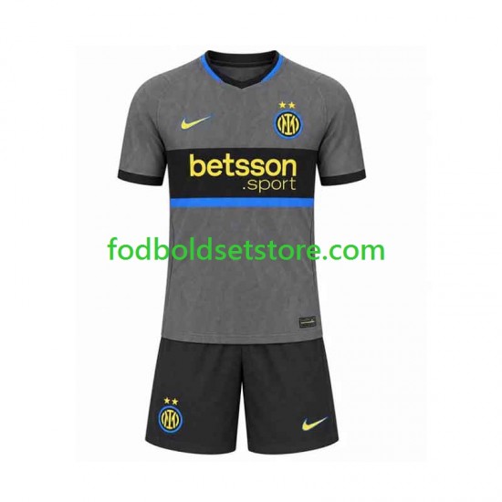 Inter Milan Trøje 3. Valg 2026-2027 Kort ærmer ,Børn Fodboldsæt