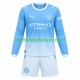 Manchester City Trøje Hjemmebane 2026-2027 Lange ærmer ,Børn Fodboldsæt