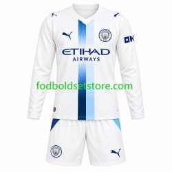 Manchester City Trøje 3. Valg 2026-2027 Lange ærmer ,Børn Fodboldsæt