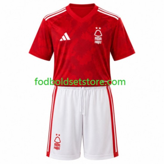Nottingham Forest Trøje Hjemmebane 2026-2027 Kort ærmer ,Børn Fodboldsæt