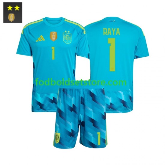 Spanien Trøje David Raya 1 Målmand Hjemmebane 2026-2027 Kort ærmer ,Børn Fodboldsæt