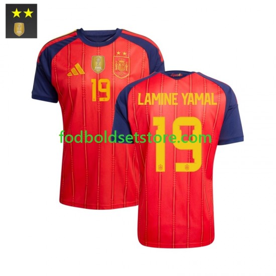 Spanien Trøje Lamine Yamal 19 Hjemmebane 2026-2027 Kort ærmer ,Mænd