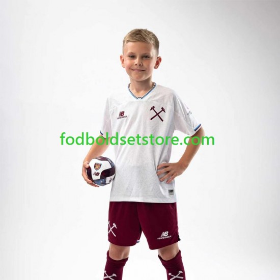 West Ham United Trøje Udebane 2026-2027 Kort ærmer ,Børn Fodboldsæt