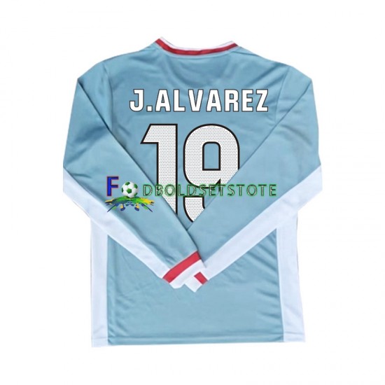 Atlético Madrid Trøje Julian Alvarez 19 Udebane 2024-2025 Lange ærmer ,Mænd