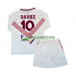 FC Bayern München Trøje Davies 19 3. Valg 2024-2025 Lange ærmer ,Børn Fodboldsæt