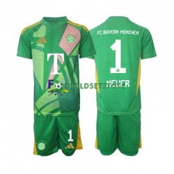 FC Bayern München Trøje Manuel Neuer 1 Målmand 4. Valg 2024-2025 Kort ærmer ,Børn Fodboldsæt