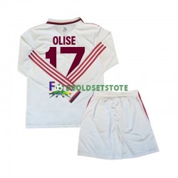 FC Bayern München Trøje Olise 17 3. Valg 2024-2025 Lange ærmer ,Børn Fodboldsæt