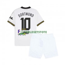 Borussia Dortmund Trøje Julian Brandt 10 3. Valg 2024-2025 Kort ærmer ,Børn Fodboldsæt