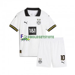 Borussia Dortmund Trøje Julian Brandt 10 3. Valg 2024-2025 Kort ærmer ,Børn Fodboldsæt