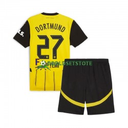 Borussia Dortmund Trøje Karim Adeyemi 27 Hjemmebane 2024-2025 Kort ærmer ,Børn Fodboldsæt