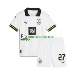 Borussia Dortmund Trøje Karim Adeyemi 27 3. Valg 2024-2025 Kort ærmer ,Børn Fodboldsæt