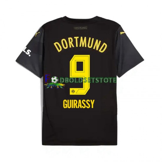 Borussia Dortmund Trøje Serhou Guirassy 9 Udebane 2024-2025 Kort ærmer ,Mænd Borussia Dortmund Trøje Serhou Guirassy 9 Udebane 2024-2025 Kort ærmer ,Mænd