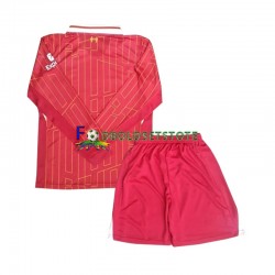 Liverpool Trøje Hjemmebane 2024-2025 Lange ærmer ,Børn Fodboldsæt