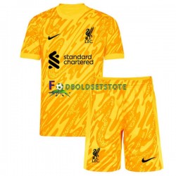 Liverpool Trøje Målmand 4. Valg 2024-2025 Kort ærmer ,Børn Fodboldsæt