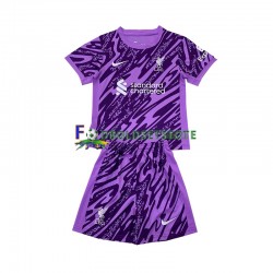 Liverpool Trøje Målmand 3. Valg 2024-2025 Kort ærmer ,Børn Fodboldsæt