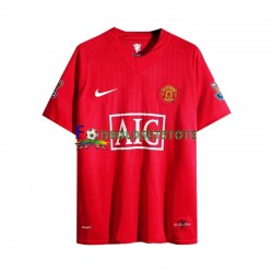 Manchester United Trøje 2007 Retro Hjemmebane Lange ærmer ,Mænd
