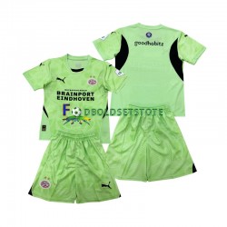 PSV Eindhoven Trøje Målmand Udebane 2024-2025 Kort ærmer ,Børn Fodboldsæt