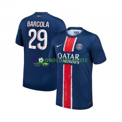 Paris Saint-Germain Trøje Bradley Barcola 29 Hjemmebane 2024-2025 Kort ærmer ,Mænd