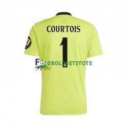 Real Madrid Trøje COURTOIS 1 Målmand 3. Valg 2024-2025 Kort ærmer ,Mænd