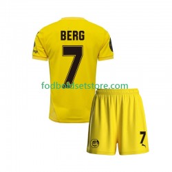 FK Bodø/Glimt Trøje Patrick Berg 7 Hjemmebane 2025 Kort ærmer ,Børn Fodboldsæt