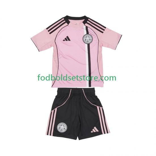 Leicester City Trøje 3. Valg 2025-2026 Kort ærmer ,Børn Fodboldsæt