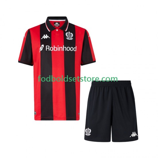 OGC Nice Trøje Hjemmebane 2025-2026 Kort ærmer ,Børn Fodboldsæt OGC Nice Trøje Hjemmebane 2025-2026 Kort ærmer ,Børn Fodboldsæt
