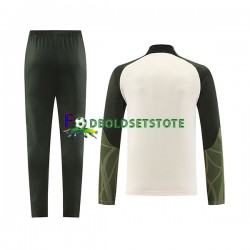 FC Barcelona Hvid Sweatshirt Dragt 2023-2024