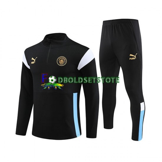 Manchester City Sort Sweatshirt Dragt 2023-2024
