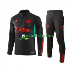 Manchester United Sort Sweatshirt Dragt 2023-2024
