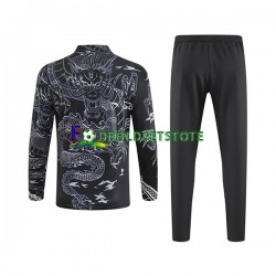 Real Madrid Sort Dragon Sweatshirt Dragt 2023-2024