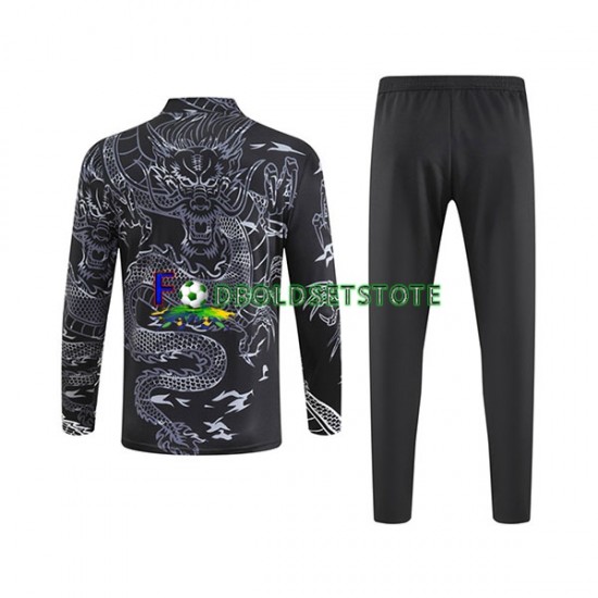 Real Madrid Sort Dragon Sweatshirt Dragt 2023-2024