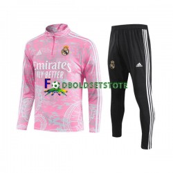Real Madrid Lyserød Dragon Sweatshirt Dragt 2023-2024