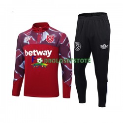 West Ham United Rød Sweatshirt Dragt 2023-2024