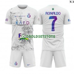 Al-Nassr Trøje Ronaldo 7 3. Valg 2023-2024 Kort ærmer ,Børn Fodboldsæt