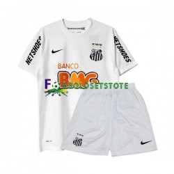 Trøje Santos FC Retro Hjemmebane 2011-2012 Kort ærmer ,Børn Fodboldsæt