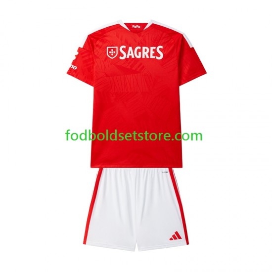 Benfica Trøje Hjemmebane 2026-2027 Kort ærmer ,Børn Fodboldsæt