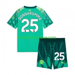 Manchester City Trøje Gianluigi Donnarumma Målmand Hjemmebane 2026-2027 Kort ærmer ,Børn Fodboldsæt