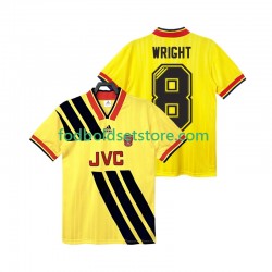 Arsenal Trøje WRIGHT 8 1993 Retro Udebane 1994 Kort ærmer ,Mænd