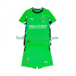 Borussia Mönchengladbach Trøje Udebane 2025-2026 Kort ærmer ,Børn Fodboldsæt