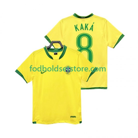 Brasilien Trøje KAKA 8 Retro Hjemmebane 2006 Kort ærmer ,Mænd