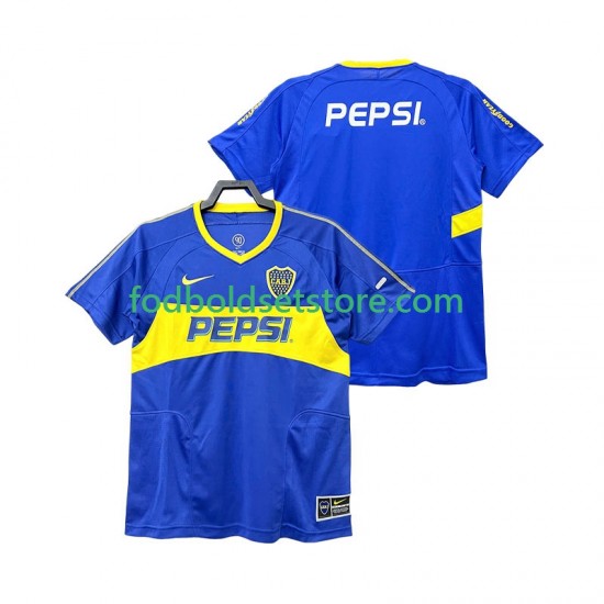 CA Boca Juniors Trøje 2003 Retro Hjemmebane 2004 Kort ærmer ,Mænd