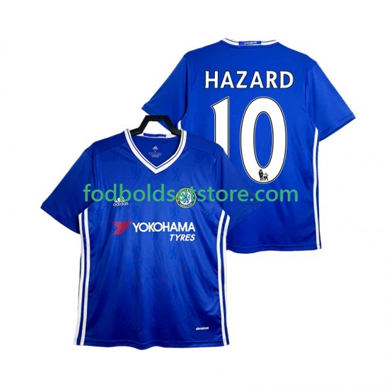 Chelsea Trøje HAZARD 10 2016-2017 Retro Hjemmebane Kort ærmer ,Mænd