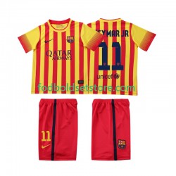 FC Barcelona Trøje Neymar JR 11 2013 2014 Retro Udebane Kort ærmer ,Børn Fodboldsæt