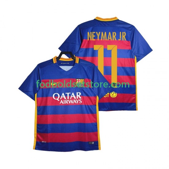 FC Barcelona Trøje Neymar JR 11 2015-2016 Retro Hjemmebane Kort ærmer ,Mænd