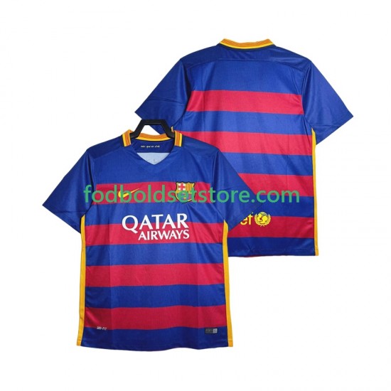 FC Barcelona Trøje 2015-2016 Retro Hjemmebane Kort ærmer ,Mænd