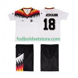 Tyskland Trøje KLINSMANN 18 Retro Hjemmebane 1994 Kort ærmer ,Børn Fodboldsæt