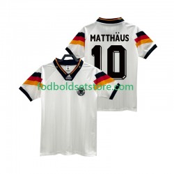 Tyskland Trøje MATTHAUS 10 1992 Retro Hjemmebane Kort ærmer ,Mænd